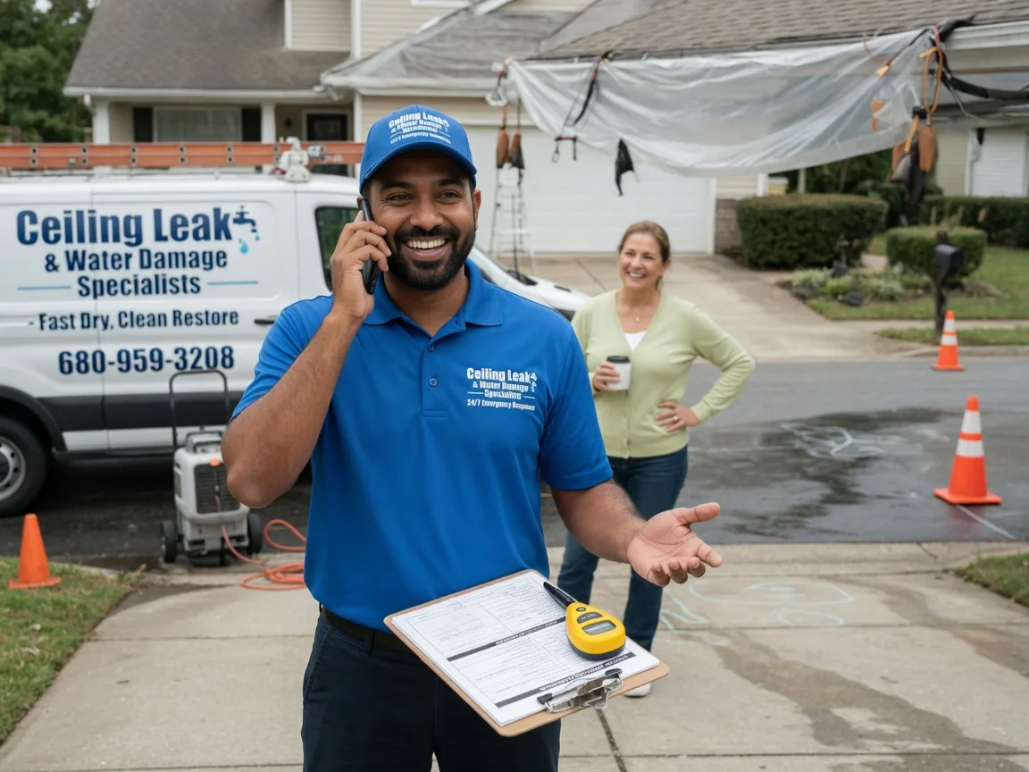 Ceiling Leak Cleanup Stewartstown, PA FAQs
